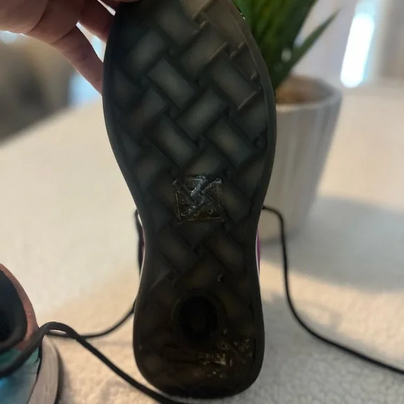 Kurt Geiger Black and Pink Multicolor Sneakers - Picture 6 of 7